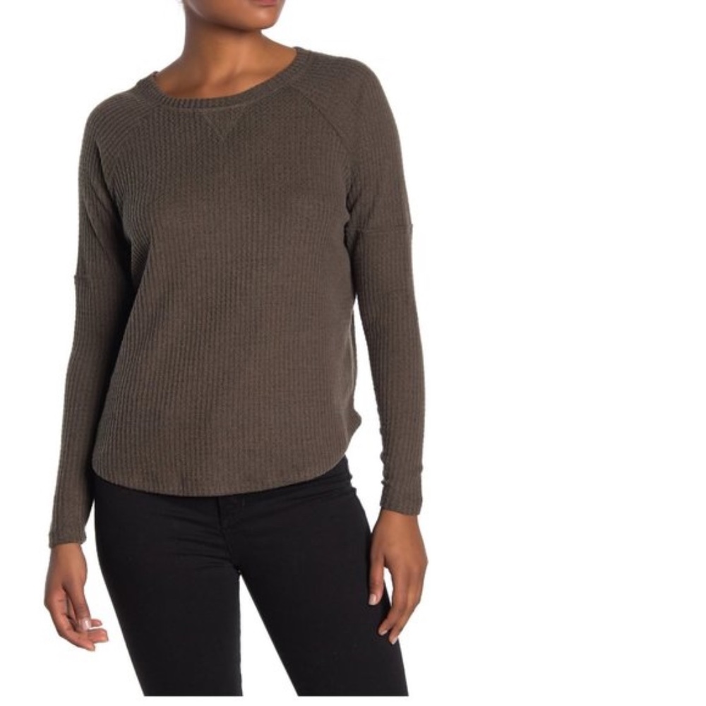 Sweet Romeo Thermal Dolman Sleeve Shirt